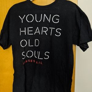 Senses Fail (band) tee "young hearts old souls"